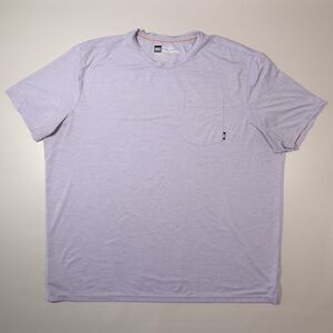 Saxx Men's XXL Droptemp All Day Cooling Pocket Tee Sport Lavender Heather UPF 50